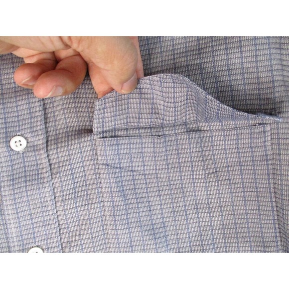 Hugo Boss Dress Shirt Men's Size 15.5 / 39 Gray Blue Button Down Long Sleeve - Picture 5 of 12